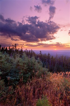 simsearch:600-00014458,k - View from Goose Mountain Swan Hills, Alberta, Canada Stock Photo - Premium Royalty-Free, Code: 600-00011918