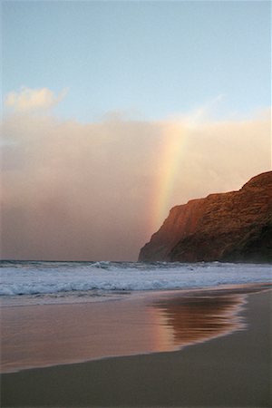 simsearch:600-00176655,k - Polihale Beach Hawaii, USA Foto de stock - Sin royalties Premium, Código: 600-00012930