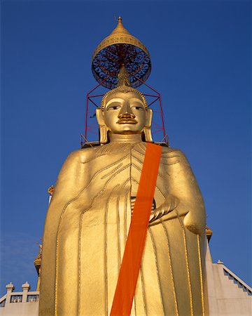 simsearch:600-00043337,k - Permanent Bouddha Wat Indraviharn Bangkok, Thaïlande Photographie de stock - Premium Libres de Droits, Code: 600-00013482