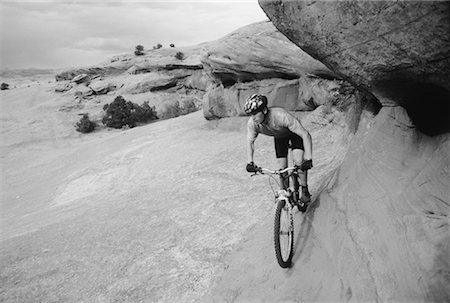 Man Cycling Moab, Utah, USA Stock Photo - Premium Royalty-Free, Code: 600-00024504
