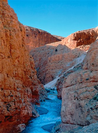 Waterfall Dades Gorge, Morocco Fotografie stock - Premium Royalty-Free, Codice: 600-00025701