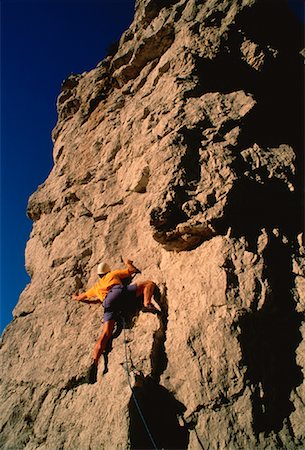 Man Rock Climbing Ontario, Canada Stock Photo - Premium Royalty-Free, Code: 600-00023185