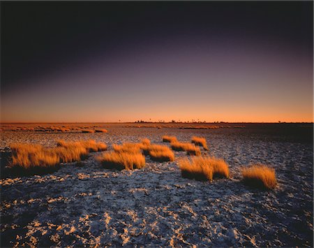 Sunset Over Makgadikgadi Pan, Botswana Stock Photo - Premium Royalty-Free, Code: 600-00048515