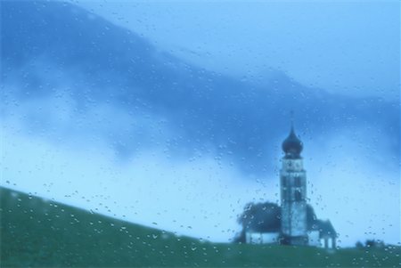 rainy italy - Saint Valentin Church Near Siusi, Northern Italy Stock Photo - Premium Royalty-Free, Code: 600-00040508
