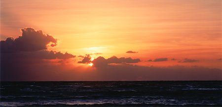 Sonnenuntergang über der karibischen Cancun, Quintana Roo, Mexiko Stockbilder - Premium RF Lizenzfrei, Bildnummer: 600-00052451