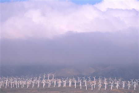 simsearch:600-00052753,k - Wind Turbines and Fog California, USA Stock Photo - Premium Royalty-Free, Code: 600-00052753