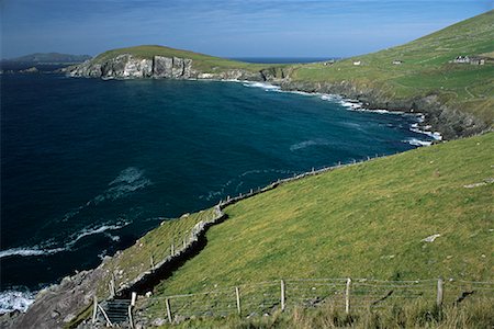 simsearch:600-00071937,k - Überblick über Landschaft und Küste, Halbinsel Dingle, Irland Stockbilder - Premium RF Lizenzfrei, Bildnummer: 600-00071936