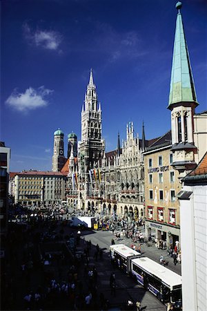 Marienplatz, Munich, Germany Stock Photo - Premium Royalty-Free, Code: 600-00073898