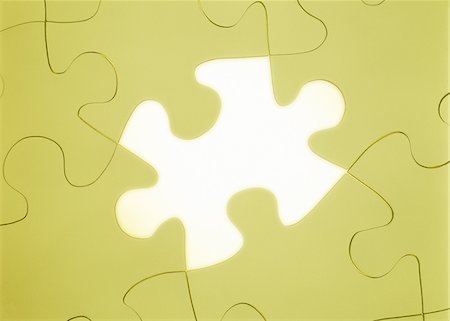 Missing Puzzle Piece Foto de stock - Sin royalties Premium, Código: 600-00094725