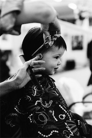 First Haircut Photographie de stock - Premium Libres de Droits, Code: 600-00091783