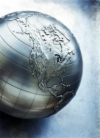 sphère - Globe North America Photographie de stock - Premium Libres de Droits, Code: 600-00163332