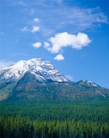 simsearch:600-00174537,k - Scenic of Mountain, Jasper National Park, Alberta, Canada Foto de stock - Sin royalties Premium, Código: 600-00174400