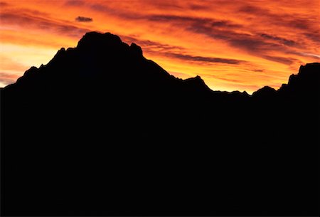 simsearch:600-00171844,k - Coucher de soleil sur la chaîne Teton, Parc National du Grand Teton, Wyoming, USA Photographie de stock - Premium Libres de Droits, Code: 600-00174549