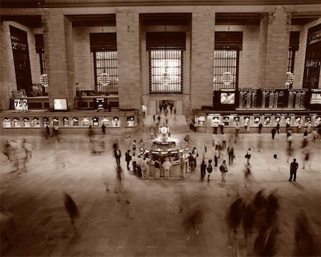 Rushing People, Grand Central Station, Manhattan, New York, USA Stock Photo - Premium Royalty-Free, Code: 600-00175979