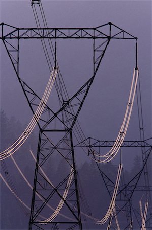simsearch:600-00018625,k - Power Lines, British Columbia, Canada Foto de stock - Sin royalties Premium, Código: 600-00176068
