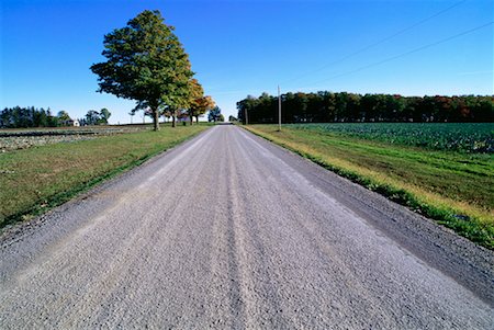 Rural Road, Woodville, Ontario, Canada Foto de stock - Sin royalties Premium, Código: 600-00170948