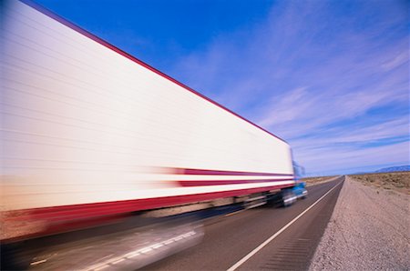 simsearch:600-00174105,k - Transport Truck on Highway, Nevada, USA Stock Photo - Premium Royalty-Free, Code: 600-00171279