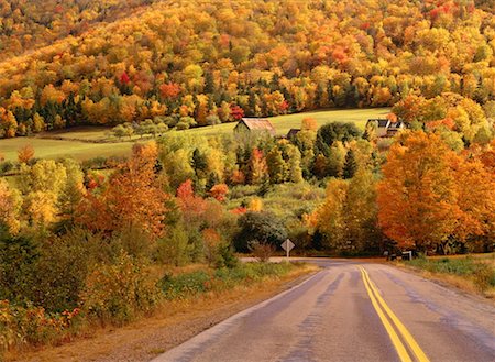 Autumn, Margaree Valley, Nova Scotia, Canada Stock Photo - Premium Royalty-Free, Code: 600-00172640