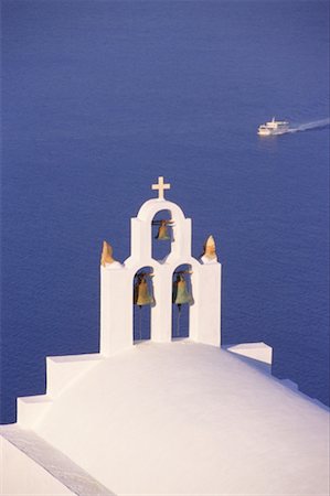 simsearch:600-00076579,k - Tour de la cloche, Santorini, Grèce Photographie de stock - Premium Libres de Droits, Code: 600-00172720