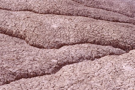 fango arido - Mud Flows, Alberta, Canada Fotografie stock - Premium Royalty-Free, Codice: 600-00173806