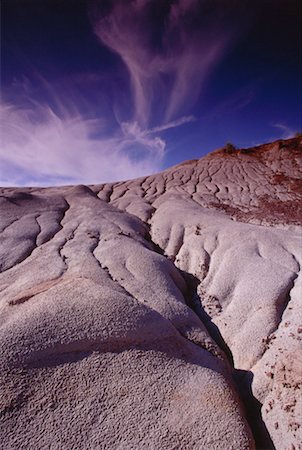 desert badlands - Dinosaur Provincial Park, Alberta, Canada Stock Photo - Premium Royalty-Free, Code: 600-00173800