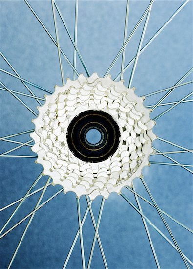 Close-Up of Bicycle Wheel Stock Photo - Premium Royalty-Free, Artist: David Muir, Image code: 600-00190965