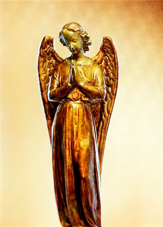 religious figure - Angel Figurine Stock Photo - Premium Royalty-Free, Code: 600-00270102