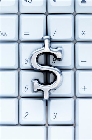 symbols for computer - Dollar Sign on Keypad Stock Photo - Premium Royalty-Free, Code: 600-00551113