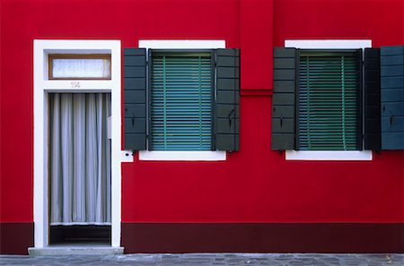 Housefront, Island of Burano, Venetian Lagoon, Italy Stock Photo - Premium Royalty-Free, Code: 600-00795949