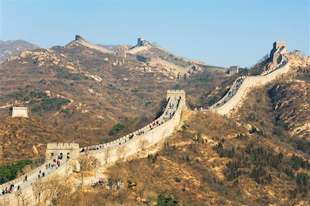 The Great Wall, Badaling, China Fotografie stock - Premium Royalty-Free, Codice: 600-00796091