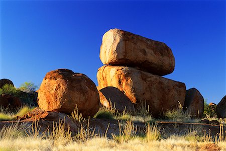 Devil's Marbles, Northern Territory, Australia Foto de stock - Sin royalties Premium, Código: 600-00824586