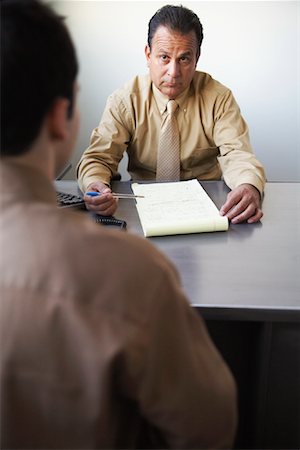 simsearch:700-03407270,k - Businessman at Job Interview Stock Photo - Premium Royalty-Free, Code: 600-00823506