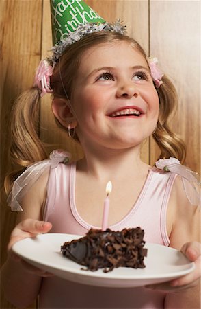 simsearch:600-00060932,k - Girl Holding Birthday Cake Stock Photo - Premium Royalty-Free, Code: 600-00845875