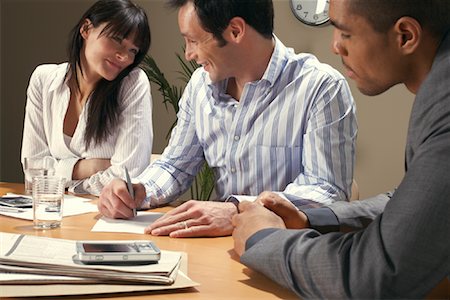 female banker (owner or executive) - Business People in Meeting Stock Photo - Premium Royalty-Free, Code: 600-00846209