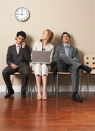 simsearch:600-01787405,k - Business People in Waiting Room Stock Photo - Premium Royalty-Free, Code: 600-00846306