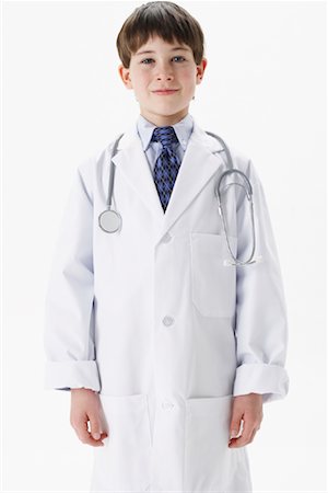 Boy Dressed as Doctor Stock Photo - Premium Royalty-Free, Code: 600-00846381