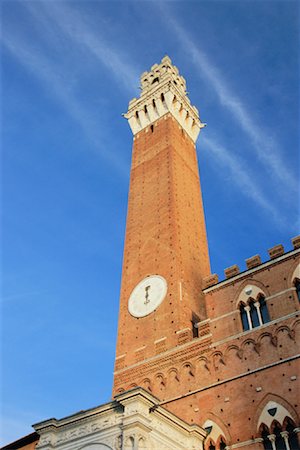 Torre del Mangia, Sienne, Toscane, Italie Photographie de stock - Premium Libres de Droits, Code: 600-00846704