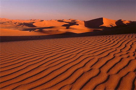 Sand Dunes, Grand Erg Oriental, Sahara Desert, Algeria Foto de stock - Sin royalties Premium, Código: 600-00846767