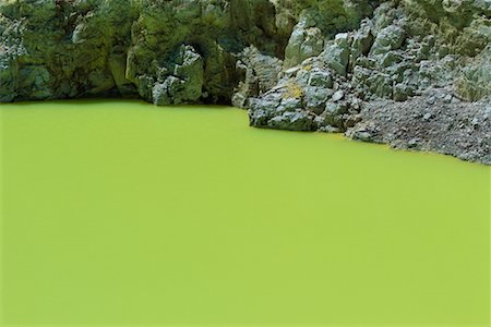 Wai-o-Tapu, North Island, New Zealand Fotografie stock - Premium Royalty-Free, Codice: 600-00848237