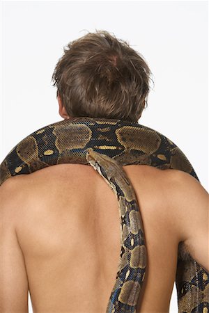 simsearch:700-00609488,k - Portrait of Man with Snake Foto de stock - Sin royalties Premium, Código: 600-00848307