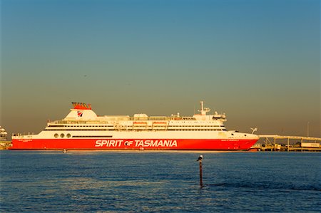 puerto victoria - Esprit de Tasmanie Ferry, Port Melbourne, Melbourne, Victoria, Australie Photographie de stock - Premium Libres de Droits, Code: 600-00865373