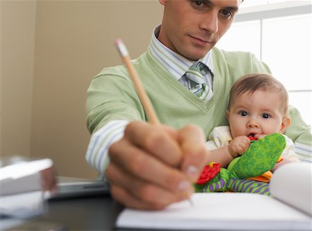 father and baby in window - Father with Baby Stock Photo - Premium Royalty-Free, Code: 600-00909528