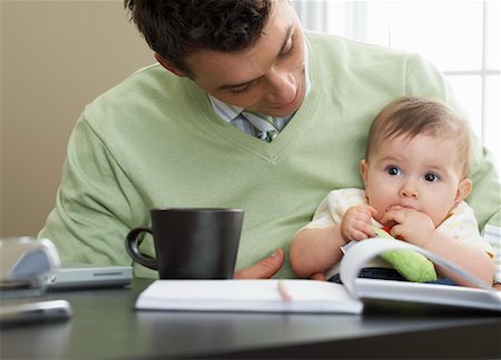 Father with Baby Stock Photo - Premium Royalty-Free, Code: 600-00909530