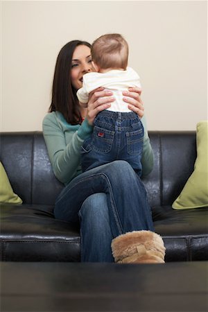 simsearch:600-00917259,k - Mother and Baby Stock Photo - Premium Royalty-Free, Code: 600-00909551