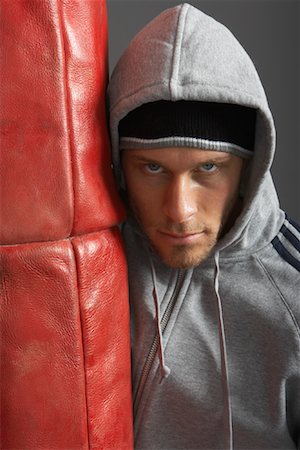 punching bag - Portrait of Boxer Stock Photo - Premium Royalty-Free, Code: 600-00911327