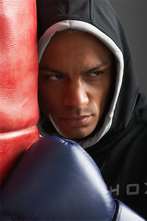 punching bag - Portrait of Boxer Stock Photo - Premium Royalty-Free, Code: 600-00911329