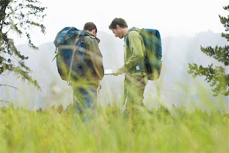 simsearch:600-00911903,k - Männer Wandern Stockbilder - Premium RF Lizenzfrei, Bildnummer: 600-00911879