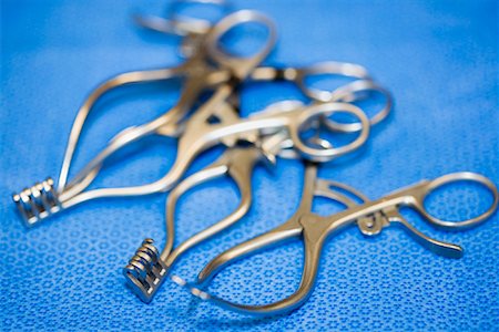 scissors and fabric - Close-up of Medical Instruments Stock Photo - Premium Royalty-Free, Code: 600-00934185