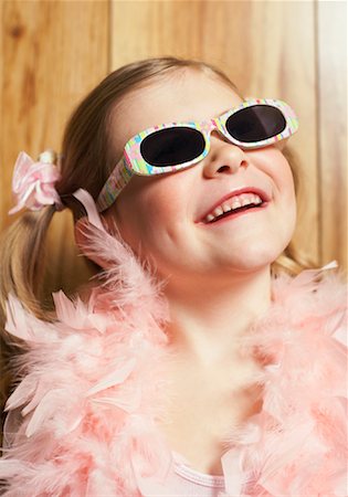 simsearch:600-02121634,k - Portrait of Girl Playing Dress Up Stock Photo - Premium Royalty-Free, Code: 600-00934379