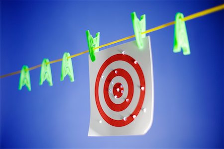 Target on Clothes Line Stock Photo - Premium Royalty-Free, Code: 600-00933887